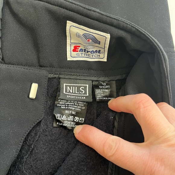 Nils Ski Snowboard Women Snow Pants Size 10 Short Black * flaw - Picture 5 of 12